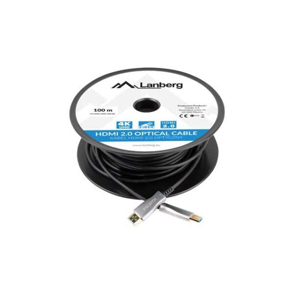 KABEL HDMI OPTYCZNY V2.0 100M AOC LANBERG - obrazek 5