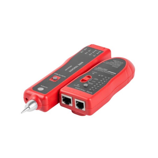 TESTER PRZEWODÓW LAN RJ45, RJ12, RJ11, COAXIAL Z FUNKCJĄ LOKALIZATORA IDENTYFIKATORA LANBERG NT-050