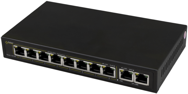 SWITCH POE PULSAR SG108 10-PORTÓW (8xPoE + 2xUPLINK)