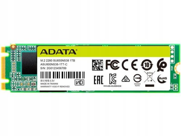 Dysk SSD Adata Ultimate SU650 256GB M.2 TLC 3D 2280 SATA