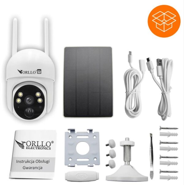 Kamera IP bezprzewodowa 4G LTE obrotowa z panelem solarnym Orllo TZ1 PRO - obrazek 14