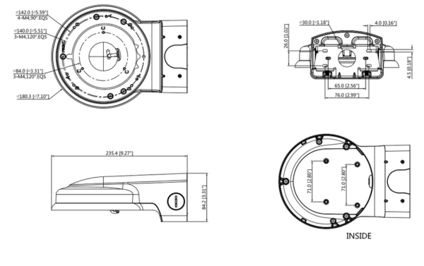 UCHWYT DAHUA PFB211W - obrazek 2