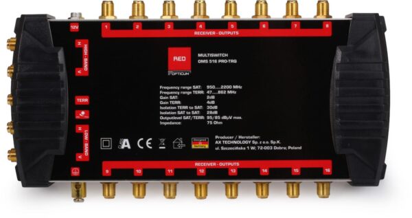 Multiswitch Opticum OMS 5/16 PRO-TRQ (Platinium Line) - obrazek 2