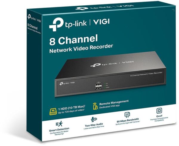 REJESTRATOR TP-LINK VIGI NVR1008H - obrazek 2