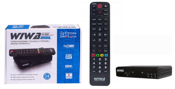 Tuner DVB-T/T2 WIWA H.265 LITE - obrazek 2