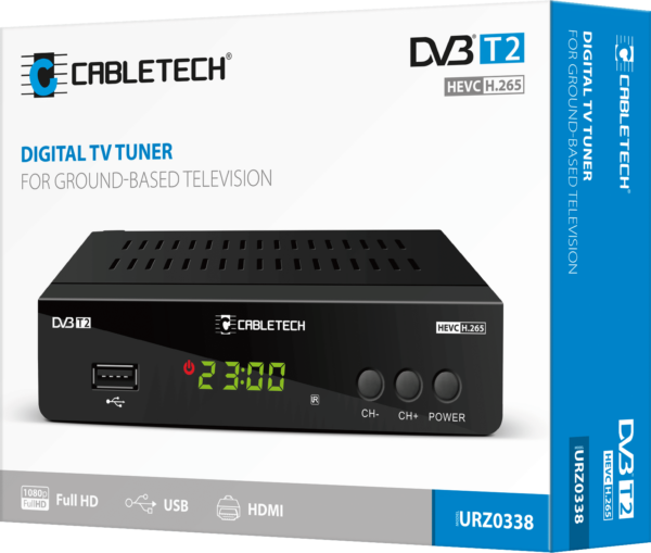 Tuner DVB-T2/C HEVC H.265 Cabletech - obrazek 2
