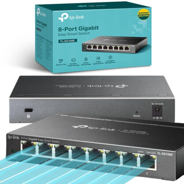 SWITCH TP-LINK TL-SG108E - obrazek 2