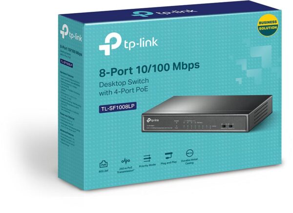 SWITCH TP-LINK TL-SF1008LP - obrazek 2
