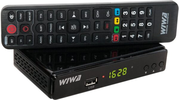 Zestaw Tuner DVB-T/T2 WIWA H.265 + Antena WiFi USB - obrazek 2