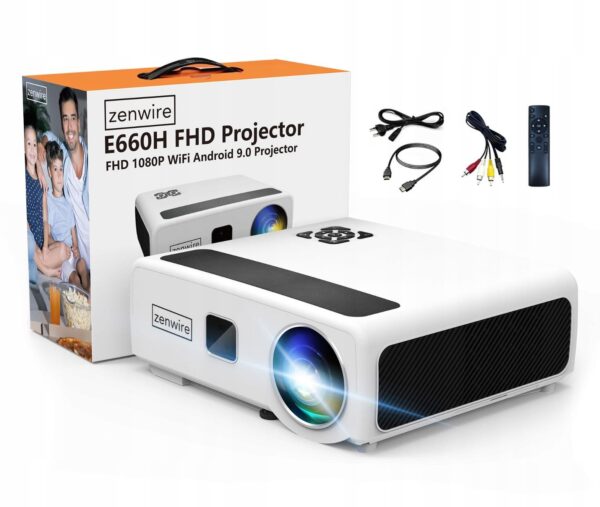 Projektor Zenwire e660h Android 9.0 Full HD 24000lm - obrazek 2