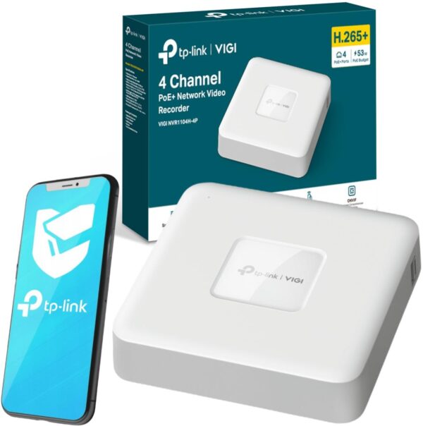 REJESTRATOR TP-LINK VIGI NVR1104H-4P - obrazek 2