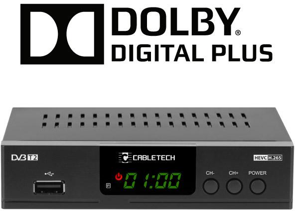 Tuner DVB-T2 H.265 HEVC Cabletech - obrazek 2