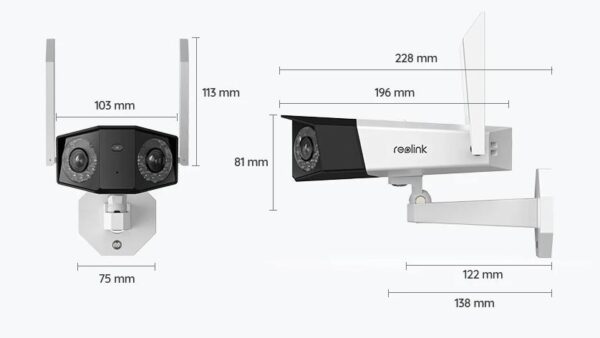 Kamera IP Reolink DUO 2 akumulatorowa bateryjna LTE 6MPx - obrazek 2