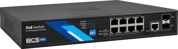 Switch PoE BCS BASIC BCS-B-SP08G-2SFP-M - obrazek 2