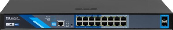 Switch PoE BCS BASIC BCS-B-SP16G-2SFP-M - obrazek 2