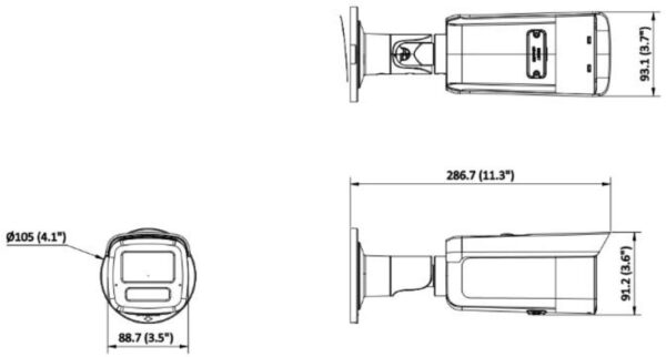 KAMERA IP HIKVISION DS-2CD2T43G2-4LI(2.8mm) - obrazek 2