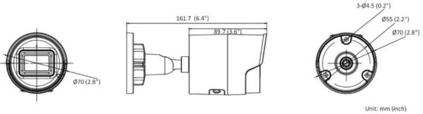 KAMERA IP HIKVISION DS-2CD2043G2-LI2U(2.8mm)(BLACK) - obrazek 2