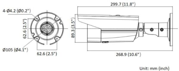 KAMERA IP HIKVISION DS-2CD2T83G2-4LI(2.8mm) - obrazek 2
