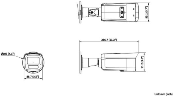 KAMERA IP HIKVISION DS-2CD2T83G2-4LI(4mm) - obrazek 2