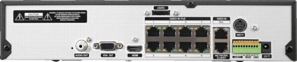 Rejestrator IP BCS Ultra BCS-U-NVR0802-A-4K-8P(6TB) - obrazek 2