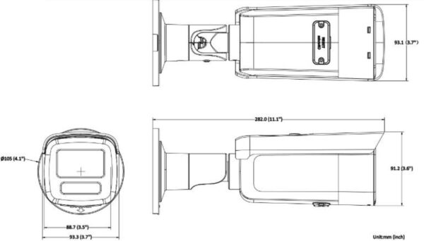KAMERA IP HIKVISION DS-2CD2T66G2H-4I(2.8mm)/BLACK - obrazek 2