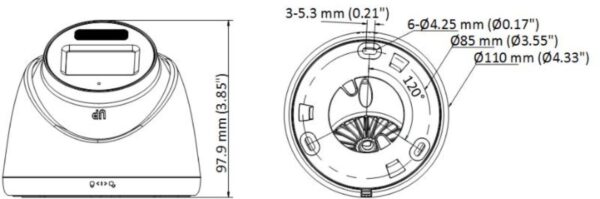KAMERA 4W1 HIKVISION DS-2CE78D0T-LFS(2.8mm) - obrazek 2
