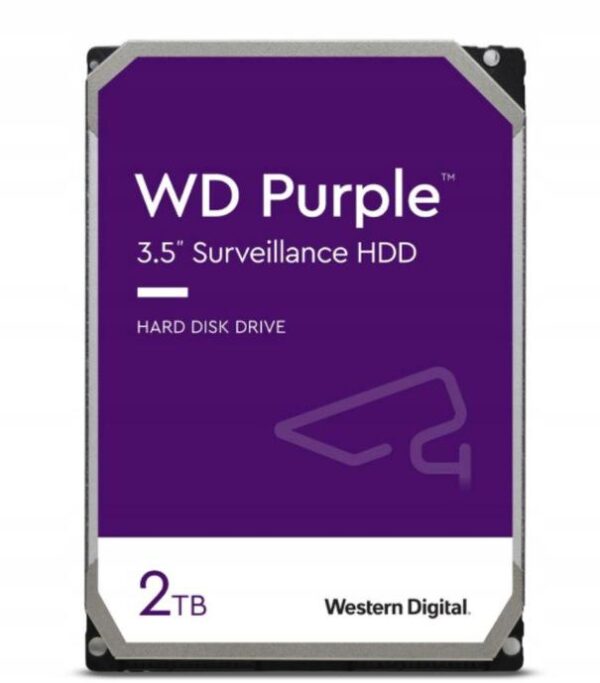 DYSK WD PURPLE 2TB WD23PURZ - obrazek 2