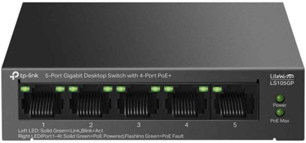 SWITCH TP-LINK LS105GP - obrazek 2