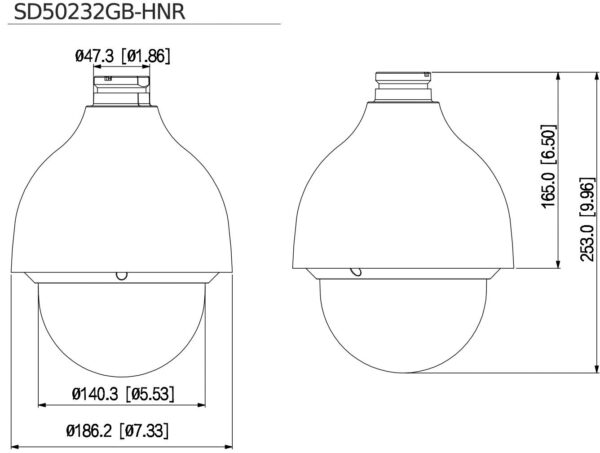 KAMERA IP DAHUA SD50232GB-HNR - obrazek 2