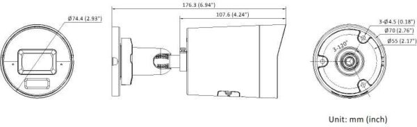 KAMERA IP HIKVISION DS-2CD2063G2-LI2U(2.8mm) - obrazek 2