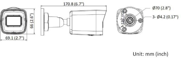 KAMERA IP HIKVISION DS-2CD1043G2-I 4mm PL - obrazek 2