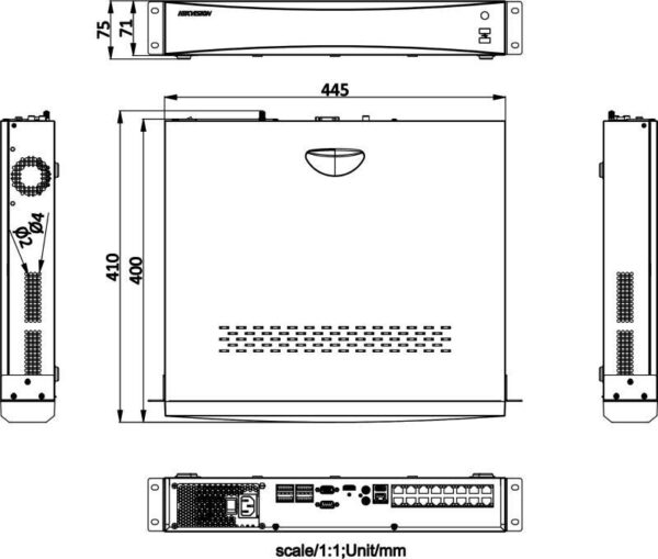 REJESTRATOR IP HIKVISION DS-7732NXI-K4/16P(D) - obrazek 2