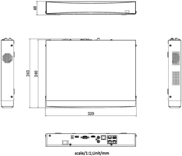 REJESTRATOR IP HIKVISION DS-7604NXI-K1/4P(D)/Alarm4+1 - obrazek 2