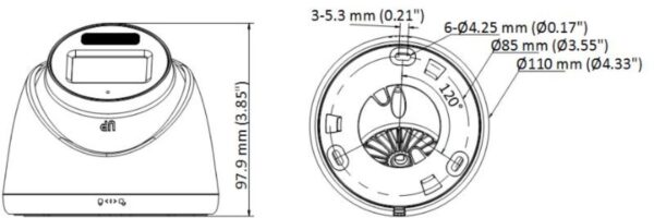 KAMERA 4W1 HIKVISION DS-2CE78K0T-LFS(2.8mm) - obrazek 2
