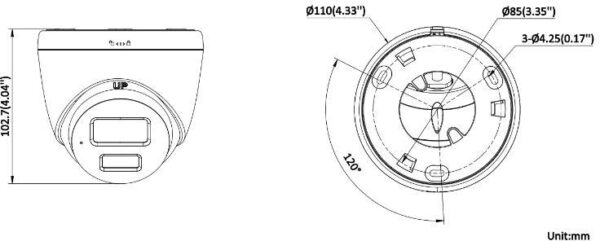 KAMERA IP HIKVISION DS-2CD1347G2H-LIUF/SL 2.8mm PL - obrazek 2