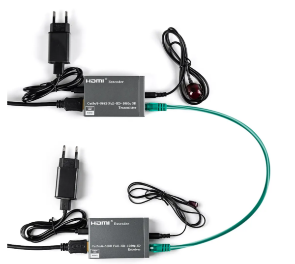 Konwerter HDMI na LAN Spacetronik SPH-HLC6IR2 - obrazek 3