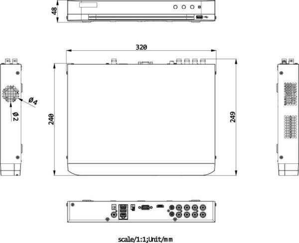 REJESTRATOR 5W1 HIKVISION iDS-7208HUHI-M1/X(STD)_PROMO - obrazek 3