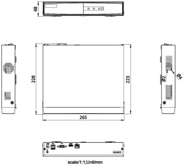 Rejestrator IP HikVision DS-7108NI-Q1/M (D) - obrazek 3