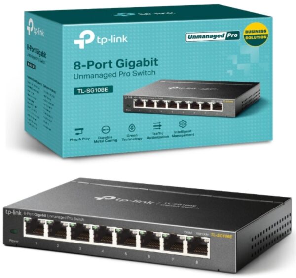 SWITCH TP-LINK TL-SG108E - obrazek 3