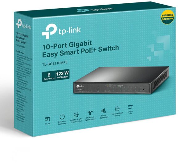 SWITCH TP-LINK TL-SG1210MPE - obrazek 3