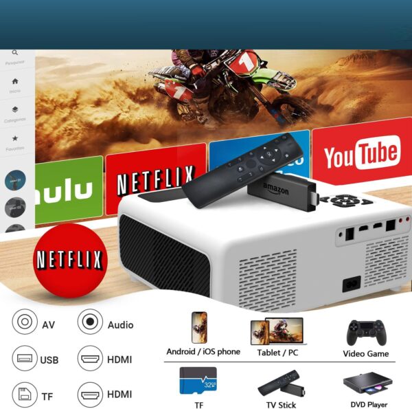 Projektor Zenwire e660h Android 9.0 Full HD 24000lm - obrazek 3