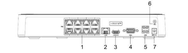 Rejestrator IP Hilook by Hikvision 8 kanałów 4MP NVR-8CH-H/8P biały - obrazek 3