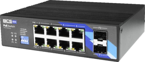 Switch PoE BCS BASIC BCS-B-ISP08G-2SFP - obrazek 3