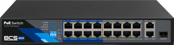 Switch PoE BCS BASIC BCS-B-SP1602G-1SFP - obrazek 3