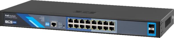 Switch PoE BCS BASIC BCS-B-SP16G-2SFP-M - obrazek 3
