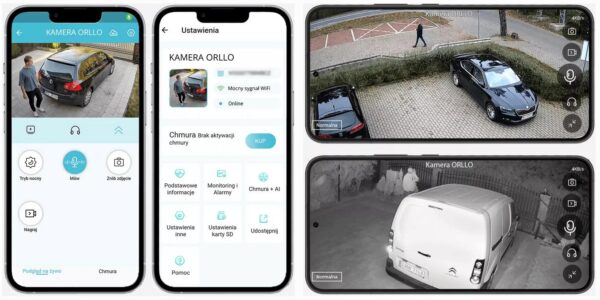 Kamera IP Orllo Z7 Pro zewnętrzna obrotowa GSM 4MPx - obrazek 3