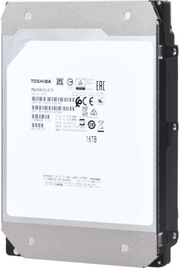 Dysk HDD Toshiba Enterprise MG Series 16TB MG09ACA16TE - obrazek 3