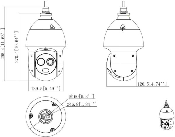 KAMERA TERMOWIZYJNA DAHUA TPC-SD2241-B3F4-S2 - obrazek 3