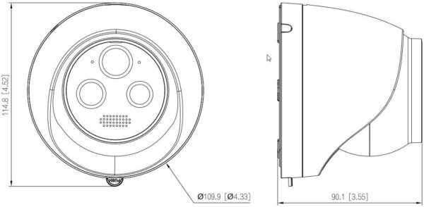 KAMERA IP DAHUA HY-FT121LD-TD1F4 - obrazek 3