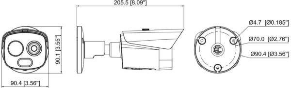 KAMERA TERMOWIZYJNA DAHUA TPC-BF1241-TB10F12-S2 - obrazek 3